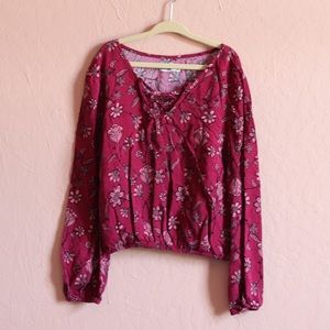 Girls Epic threads boho peasant top